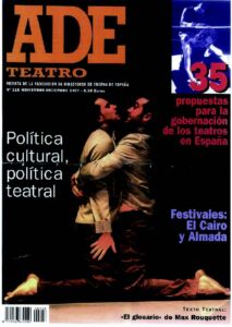 Capa da revista da Asociación de Directores de Escena de España