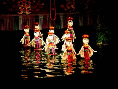 Marionetas de água do Vietname